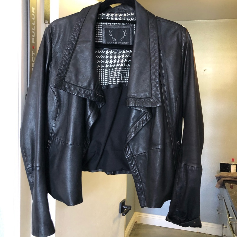 Bod and Christensen leather jacket